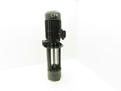 Brinkmann KTF152/330+1081 Plastic Chemical Immersion Pump 35gpm 1.7Hp 230V 3PH
