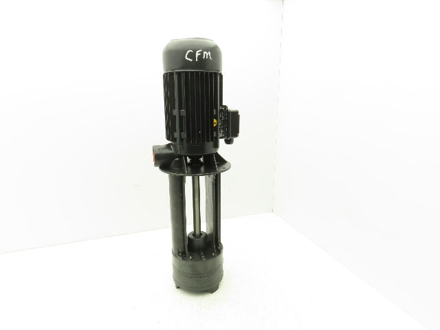 Brinkmann KTF152/330+1081 Plastic Chemical Immersion Pump 35gpm 1.7Hp 230V 3PH