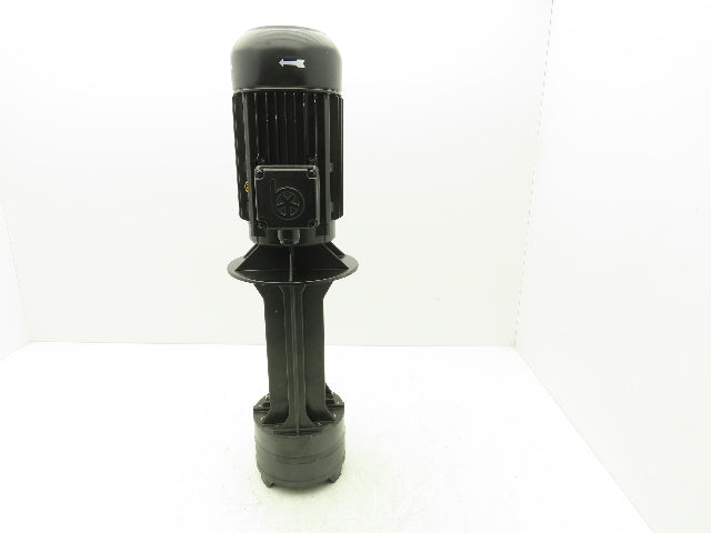 Brinkmann KTF152/330+1081 Plastic Chemical Immersion Pump 35gpm 1.7Hp 230V 3PH