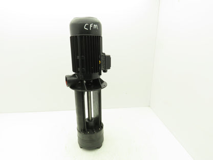 Brinkmann KTF152/330+1081 Plastic Chemical Immersion Pump 35gpm 1.7Hp 230V 3PH