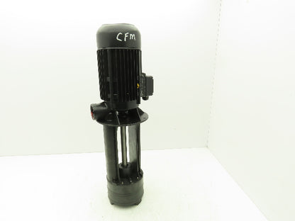 Brinkmann KTF152/330+1081 Plastic Chemical Immersion Pump 35gpm 1.7Hp 230V 3PH