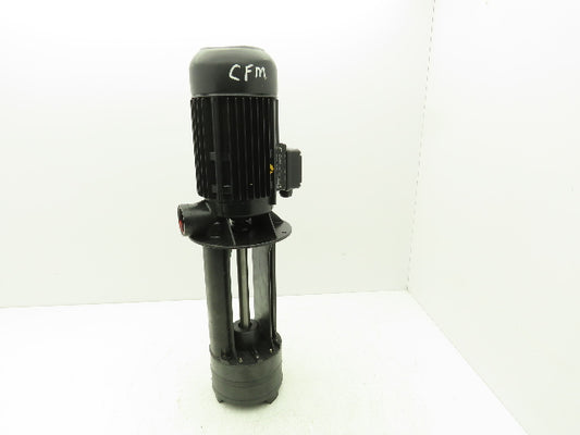 Brinkmann KTF152/330+1081 Plastic Chemical Immersion Pump 35gpm 1.7Hp 230V 3PH