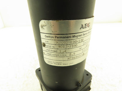 AEG M305D-A00-102 Gettys Permanent Magnet Servo Motor 6000rpm