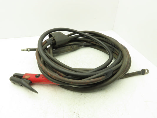 Arcair K4000 Carbon Air Arc Gouging Torch Cable 45' Overall Read Description