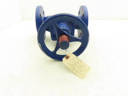 KSB BOA-H DN50 PN16 Globe Valve Hand Wheel Rising Stem 232 psi 660F