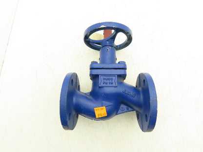 KSB BOA-H DN50 PN16 Globe Valve Hand Wheel Rising Stem 232 psi 660F