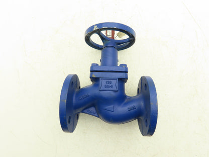 KSB BOA-H DN50 PN16 Globe Valve Hand Wheel Rising Stem 232 psi 660F