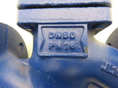 KSB BOA-H DN50 PN16 Globe Valve Hand Wheel Rising Stem 232 psi 660F