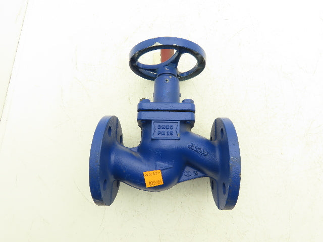 KSB BOA-H DN50 PN16 Globe Valve Hand Wheel Rising Stem 232 psi 660F
