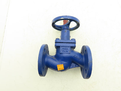 KSB BOA-H DN50 PN16 Globe Valve Hand Wheel Rising Stem 232 psi 660F