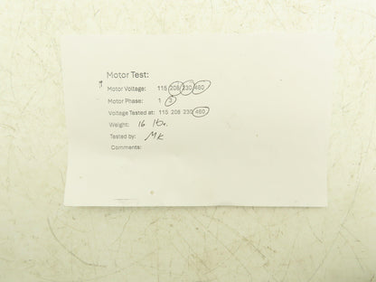 Dayton 6XH88 AC Motor 1/3Hp 1725rpm 208-230/460V 3ph 48 Frame ODP