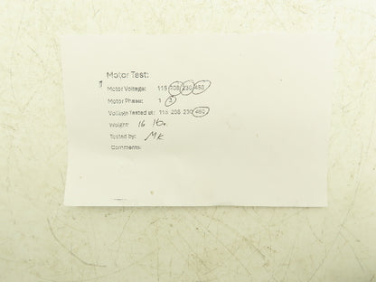 Dayton 6XH88 AC Motor 1/3Hp 1725rpm 208-230/460V 3ph 48 Frame ODP