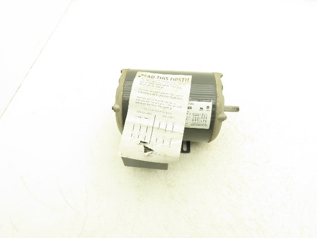 Dayton 6XH88 AC Motor 1/3Hp 1725rpm 208-230/460V 3ph 48 Frame ODP