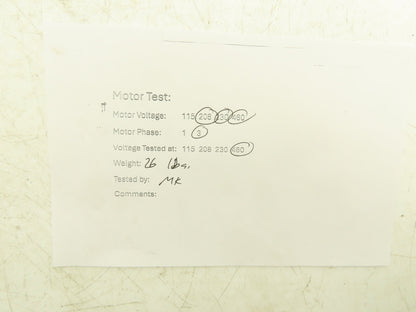 Leeson C6T17DC53A AC Brake Motor 1/2Hp 1725rpm 208-230/460v 3ph C56CFC D.P.