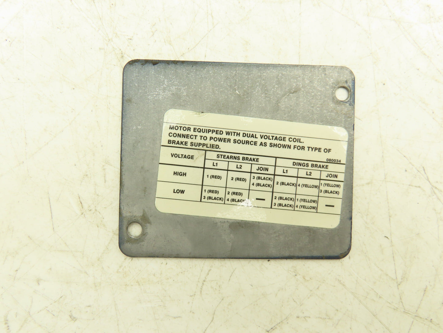 Leeson C6T17DC53A AC Brake Motor 1/2Hp 1725rpm 208-230/460v 3ph C56CFC D.P.