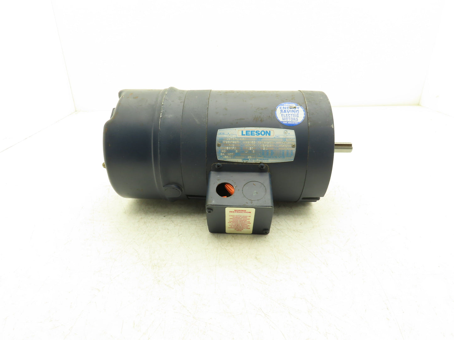 Leeson C6T17DC53A AC Brake Motor 1/2Hp 1725rpm 208-230/460v 3ph C56CFC D.P.