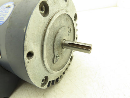 Leeson C6T17DC53A AC Brake Motor 1/2Hp 1725rpm 208-230/460v 3ph C56CFC D.P.