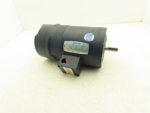 Leeson C6T17DC53A AC Brake Motor 1/2Hp 1725rpm 208-230/460v 3ph C56CFC D.P.