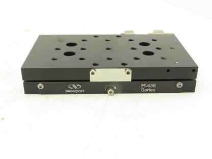 Newport M-436 Manual Linear Stage Crossed Roller Bearings 50.8 mm Travel