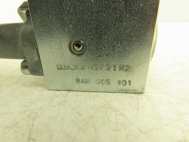 Hawe HSV21R2 Valve 2/2-Way Lifting/Lowering 315 bar 4560 psi BM45 Solenoid 98Vdc
