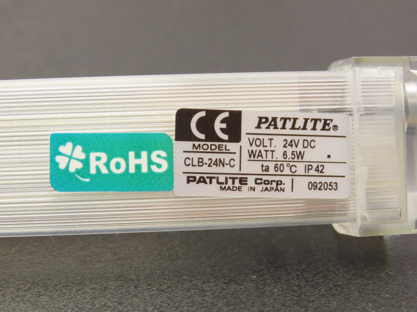 Patlite CLB-24N-C Work Light LED 14" 24VDC 6.5W IP42 White Lens