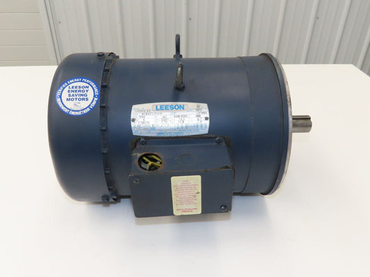 Leeson N184T17FC1F AC Motor 5Hp 1740rpm 208-230/460v 3ph J56C TEFC
