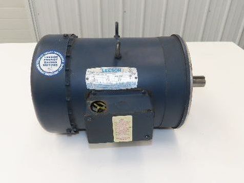 Leeson N184T17FC1F AC Motor 5Hp 1740rpm 208-230/460v 3ph J56C TEFC