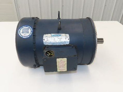 Leeson N184T17FC1F AC Motor 5Hp 1740rpm 208-230/460v 3ph J56C TEFC