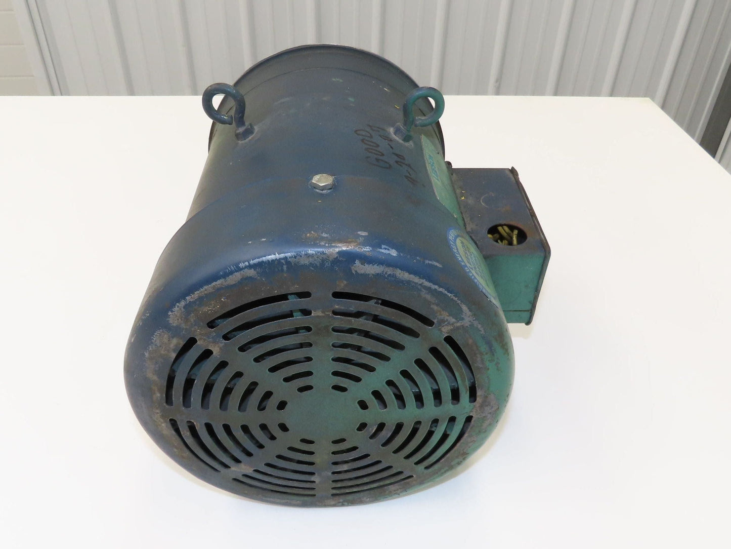 Leeson N184T17FC1F AC Motor 5Hp 1740rpm 208-230/460v 3ph J56C TEFC