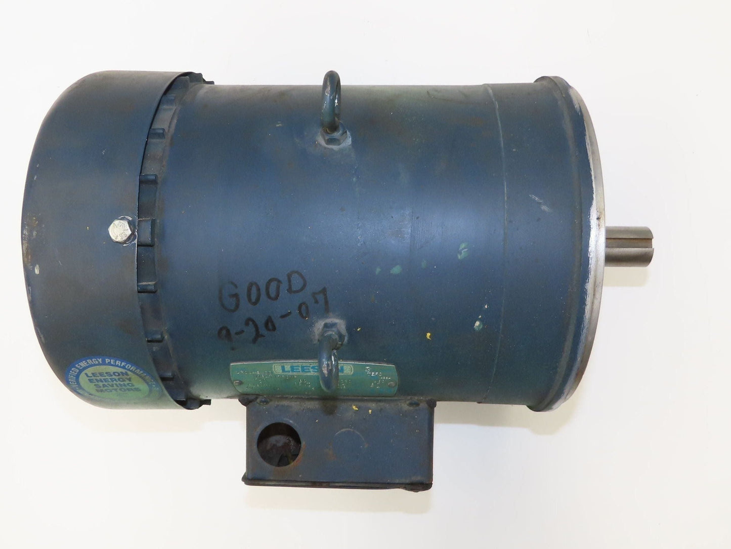 Leeson N184T17FC1F AC Motor 5Hp 1740rpm 208-230/460v 3ph J56C TEFC