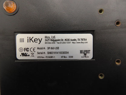iKey DP-860 Industrial Desktop Keyboard Compact Integrated HulaPoint II USB