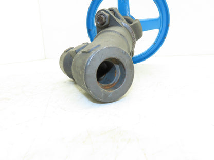 Smith Y162 Y Pattern Globe Valve 1" Socket Weld Rising Stem Class 1690