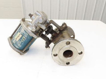 Jamesbury 5150 31 3600TT 1-1/2" Pneumatic Air operated Stainless Ball Valve