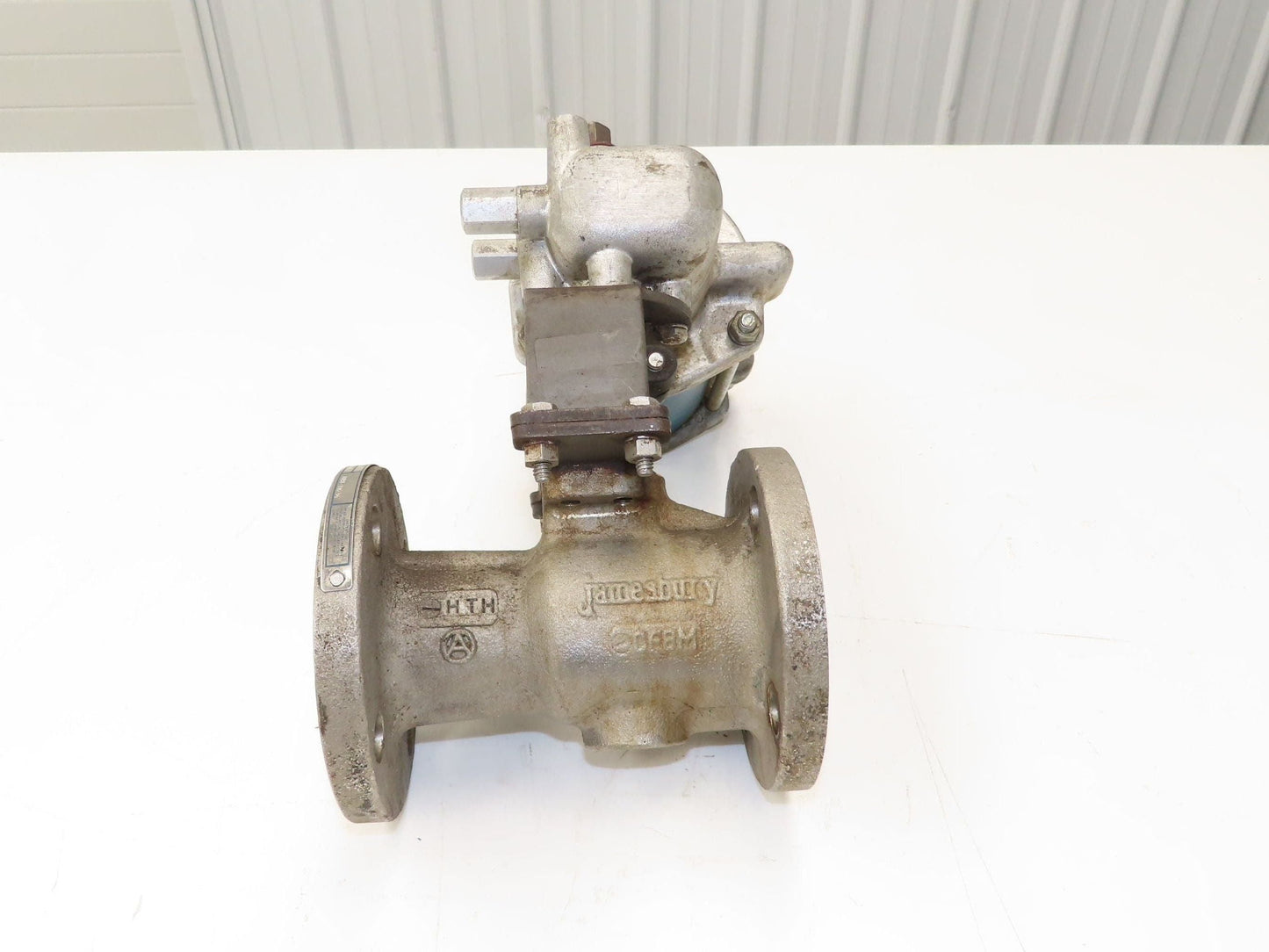 Jamesbury 5150 31 3600TT 1-1/2" Pneumatic Air operated Stainless Ball Valve