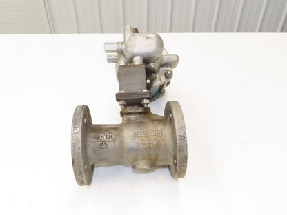 Jamesbury 5150 31 3600TT 1-1/2" Pneumatic Air operated Stainless Ball Valve
