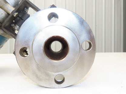 Jamesbury 5150 31 3600TT 1-1/2" Pneumatic Air operated Stainless Ball Valve