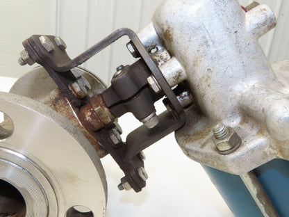 Jamesbury 5150 31 3600TT 1-1/2" Pneumatic Air operated Stainless Ball Valve