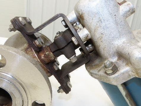 Jamesbury 5150 31 3600TT 1-1/2" Pneumatic Air operated Stainless Ball Valve