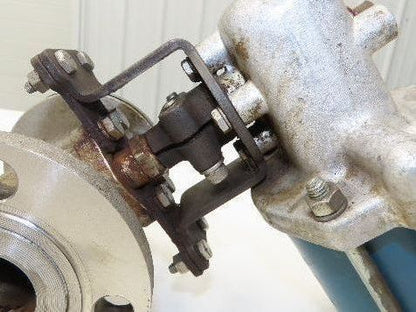 Jamesbury 5150 31 3600TT 1-1/2" Pneumatic Air operated Stainless Ball Valve