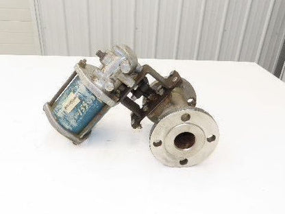 Jamesbury 5150 31 3600TT 1-1/2" Pneumatic Air operated Stainless Ball Valve