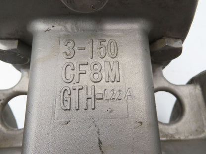 Sharpe 35116 3" Stainless Steel Gate Valve 275psi@ 100° F 316SS Rising Stem