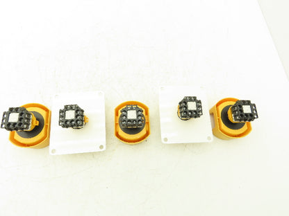 IDEC XW1E-LV Emergency RED E-Stop Pushbutton Twist Release Lot of 5