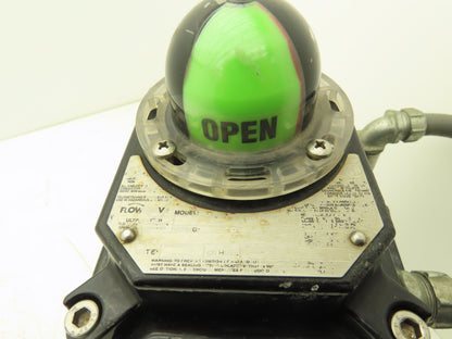 Flowserve 1" Stainless Ball Valve Compact Pneumatic Actuator C25 SR-2C IMP