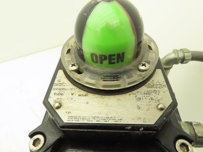 Flowserve 1" Stainless Ball Valve Compact Pneumatic Actuator C25 SR-2C IMP