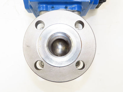Flowserve 1-1/2" Stainless Ball Valve Compact II Pneumatic Actuator C30 SR-2C