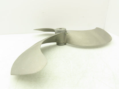 Airmaster Fan 21095 24" Cast Aluminum Propeller 3-Blade 5/8" Bore w/1/2" Adapter