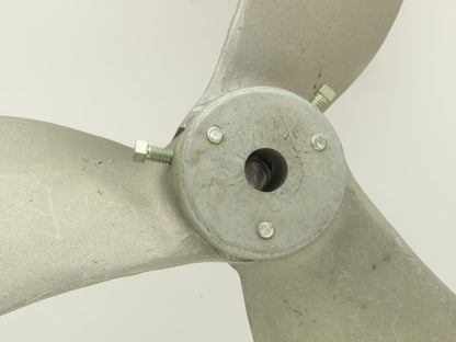 Airmaster Fan 21095 24" Cast Aluminum Propeller 3-Blade 5/8" Bore w/1/2" Adapter
