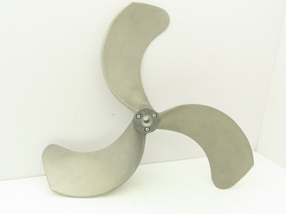 Airmaster Fan 21095 24" Cast Aluminum Propeller 3-Blade 5/8" Bore w/1/2" Adapter