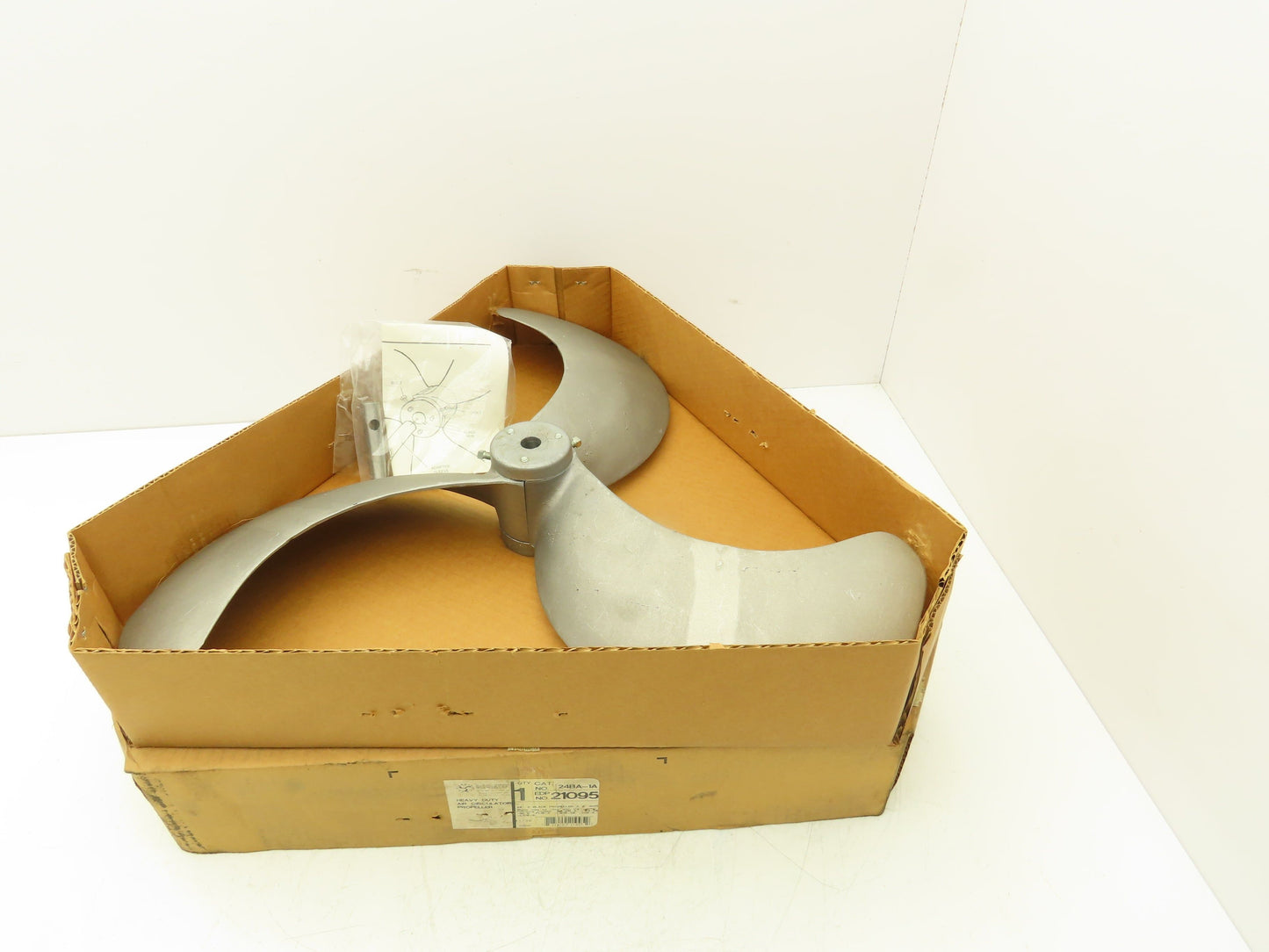 Airmaster Fan 21095 24" Cast Aluminum Propeller 3-Blade 5/8" Bore w/1/2" Adapter