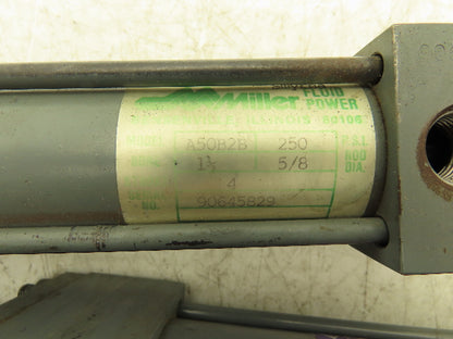 Miller A86R2B/A50B2B Pneumatic Air Cylinder 1-1/2" Bore 4" Stroke Lot of 2